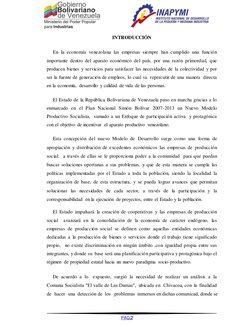 2 
 
INTRODUCCIÓN 
 
     En la economía venezolana las empresas siempre han cumplido una función 
importante dentro del ap