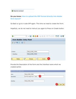 SAP Adobe Interactive Form Guide | PDF | Page Layout | Interface ...