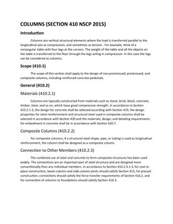 NSCP 2015 Column Design Guidelines | PDF | Column | Strength Of Materials
