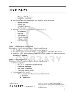  
 
 
 
 
○
Malicious USB Chargers. 
○
Dangerous peripherals. 
●
The person who uses that device is also important, it can be