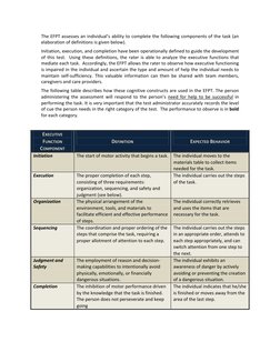 Sample Efpt Executive Function Performance Test (EFPT) | PDF | Executive Functions ...