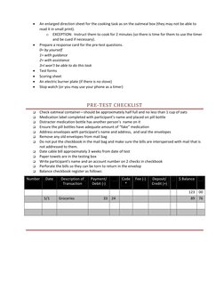 Sample Efpt Executive Function Performance Test (EFPT) | PDF | Executive Functions ...