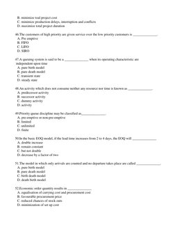 BCA 4th Sem MCQs on Optimization Techniques | PDF | Linear Programming ...