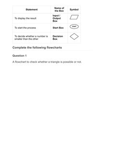 Class 8 Algorithms and Flowcharts Guide | PDF | Algorithms | Computer ...