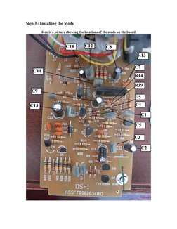 Keeley DS-1 Mod Instructions Guide | PDF | Soldering