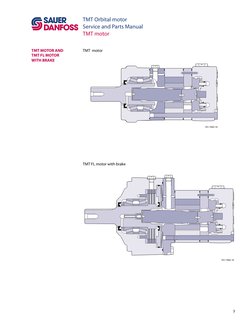 Sauer Danfoss TMT Orbital Motor Service Manual | PDF | Valve | Electric ...