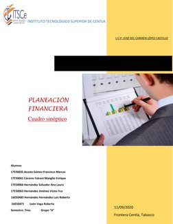 INSTITUTO TECNOLÓGICO SUPERIOR DE CENTLA 
Alumno: 
17E50035 Acosta Gómez Francisco Marcos 
17E50041 Cáceres Falconi Manglio E