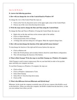 Class 6 Computer Skills Answer Key | PDF | Computer Program | Programming