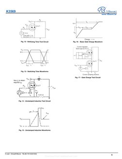 Fig. 12 - Switching Time Test Circuit
Fig. 13 - Switching Time Waveforms
Fig. 14 - Unclamped Inductive Test Circuit
Fig.