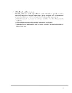 Clearing and Grubbing Method Statement | PDF | Road | Road Transport