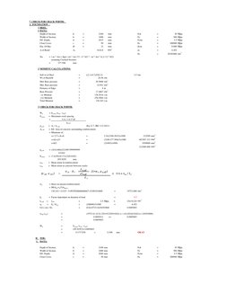 Retaining Wall Design Calculations | PDF | Metrology | Physical Quantities