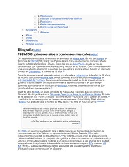 o 
2.1Alcoholismo 
o 
2.2Tatuajes y supuestas operaciones estéticas 
o 
2.3Patriotismo 
o 
2.4Relaciones sentimentales 
o 
2.