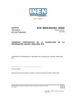 © ISO 2008 - Todos los derechos reservados 
© INEN 2014 
 
 
 
Quito – Ecuador 
 
 
NORMA 
TÉCNICA 
ECUATORIANA 
NTE INEN-ISO