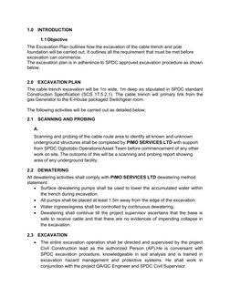 Method Statement for Cable Trench Excavation | PDF | Personal ...