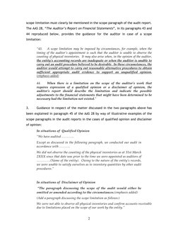 Audit Report on Missing Records | PDF | Financial Audit | Accounting
