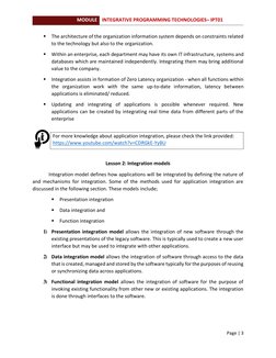 Integrative Programming Technologies Overview | PDF | Computer Network ...