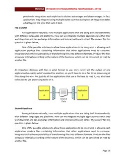 Integrative Programming Technologies Overview | PDF | Computer Network ...