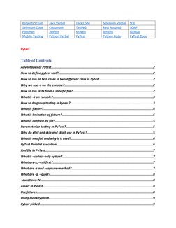 Pytest Guide: Features and Usage | PDF | Subroutine | Parameter ...