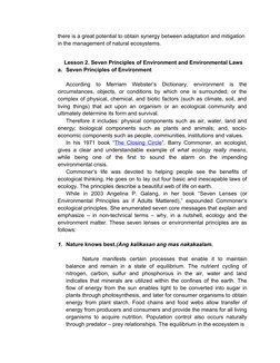 there is a great potential to obtain synergy between adaptation and mitigation 
in the management of natural ecosystems.
Less