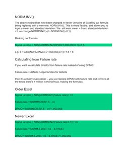 Calculating Sigma Levels in Excel | PDF | Standard Deviation | Six Sigma