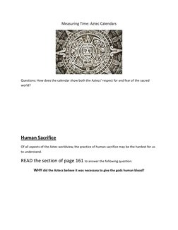 Understanding Aztec Culture and Beliefs | PDF | Aztec | Religion And Belief