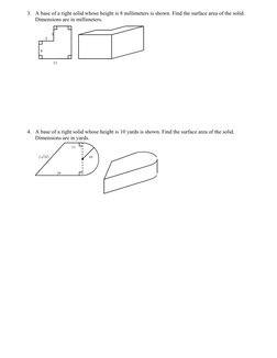 Geometry CBE Practice Test Mock 2 | PDF | Area | Volume