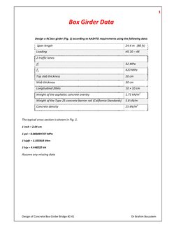 Concrete Box Girder Bridge Design Guide | PDF | Civil Engineering ...