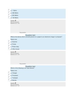 Computer Basics: 100 Questions & Answers | PDF | Computer Network ...