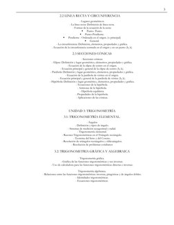 3 
2.2 LINEA RECTA Y CIRCUNFERENCIA 
- Lugares geométricos. 
- La línea recta: Definición de línea recta. 
- Formas de la e