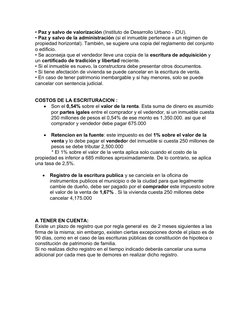 • Paz y salvo de valorización (Instituto de Desarrollo Urbano - IDU).
• Paz y salvo de la administración (si el inmueble pert