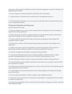 Cec Standards.pdf CEC Ethical Principles for Special Educators | PDF | Special Education ...