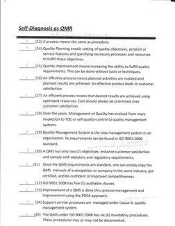 -
{J 
(L3) A process means the same as procedure.
A 
(14) Quatity Planning entails setting of quality objectives, product or
