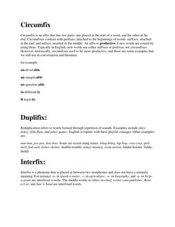 Types of Affixes in Linguistics | PDF | Language Families | Linguistics