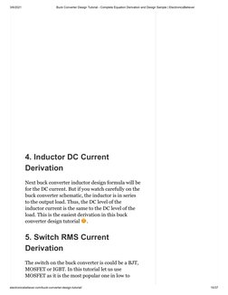 Buck Converter Design Tutorial Guide | PDF | Capacitor | Electrical ...