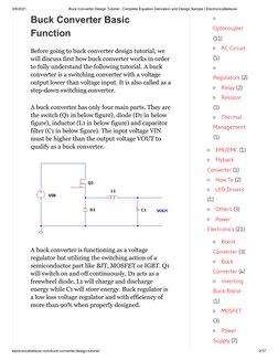 Buck Converter Design Tutorial Guide | PDF | Capacitor | Electrical ...