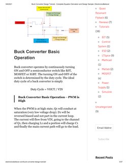 Buck Converter Design Tutorial Guide | PDF | Capacitor | Electrical ...