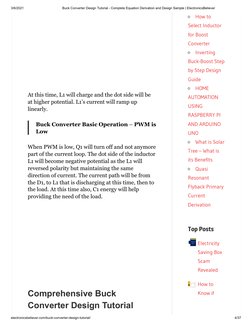 Buck Converter Design Tutorial Guide | PDF | Capacitor | Electrical ...