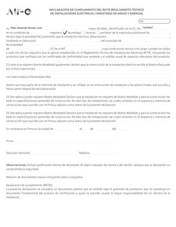 Yo  
 
 
  
 
 
 
                mayor de edad,  identiﬁcado con la CC. No.   
 
  
en mi condición de 
  
    ingeniero