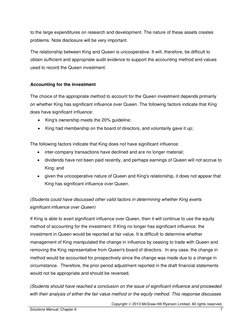 Copyright © 2013 McGraw-Hill Ryerson Limited. All rights reserved. 
Solutions Manual, Chapter 6 
7 
to the large expenditures