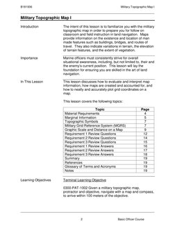 Military Topographic Map Basics | PDF | Map | Topography