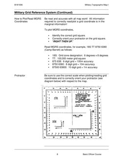 Military Topographic Map Basics | PDF | Map | Topography