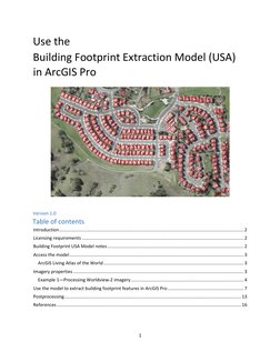 Building Footprint Extraction in ArcGIS Pro | PDF | Arc Gis ...