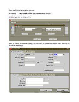 RTV Process and Guidelines in SAP | PDF | Invoice | Receipt