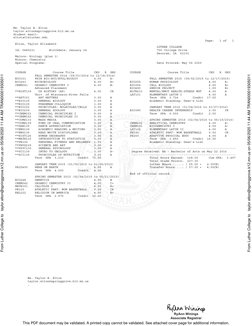 RyAnn Winings
Associate Registrar
This PDF document may be validated. A printed copy cannot be validated. See attached cover