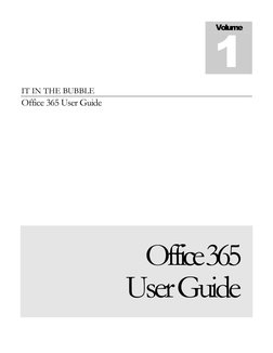 Office 365 User Guide: Outlook Setup | PDF | Microsoft Office ...