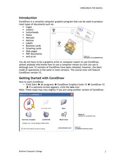 CorelDraw Basics for Beginners Guide | PDF | Computer Data Storage ...