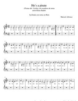 (Piratas del  Caribe) con nombres de notas
autor:Klaus Badelt