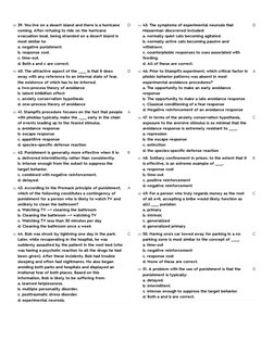 38. 39. You live on a desert island and there is a hurricane
coming. After refusing to ride on the hurricane
evacuation boat,