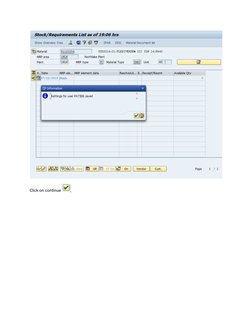 Customizing MD04 Transaction in SAP | PDF