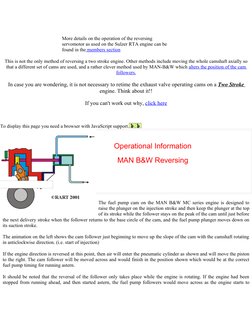 (http://www.marinediesels.info/entry2.htm)More details on the operation of the reversing 
servomotor as used on the Sulzer R